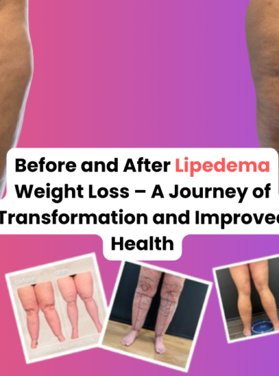 Before and after lipedema weight loss – A journey of transformation and improved health Before and after lipedema weight loss – A journey of transformation and improved health